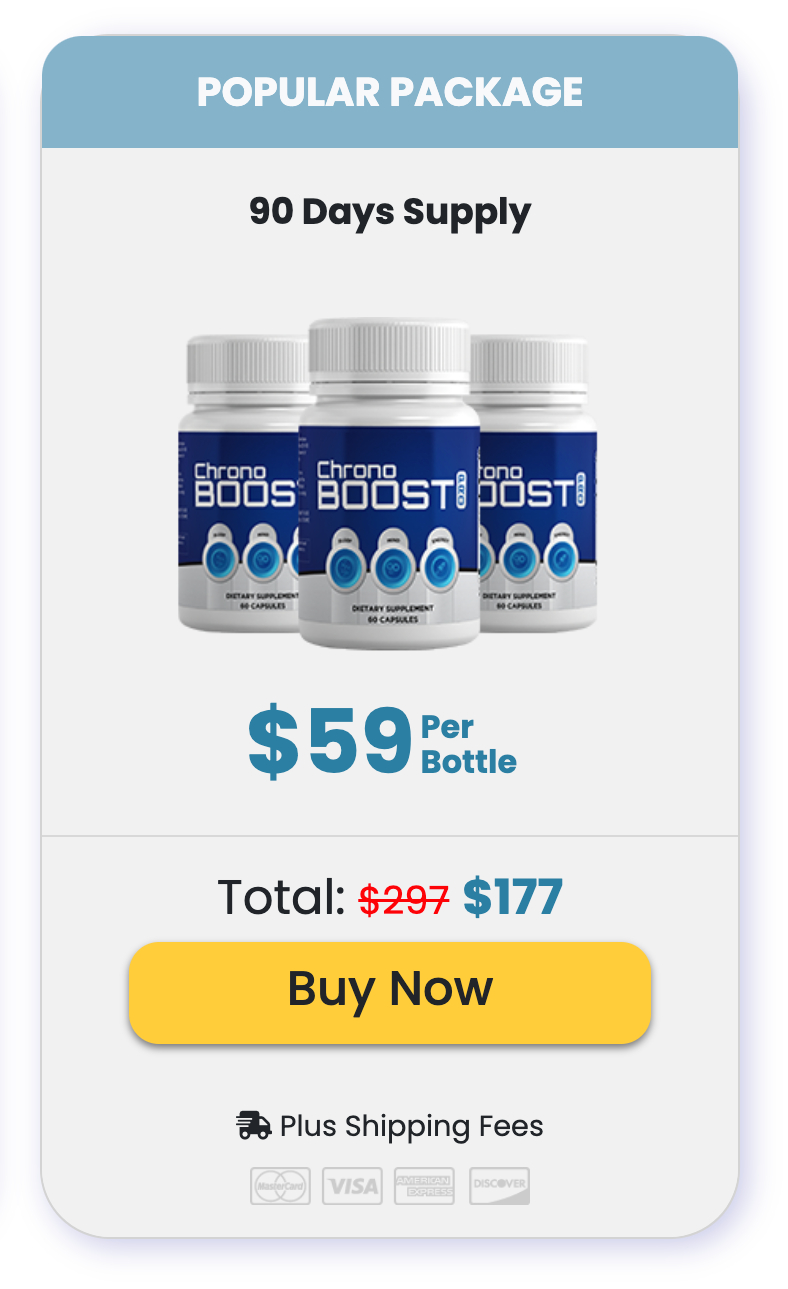 ChronoBoost Pro - 3 Bottles